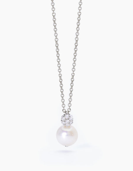 Mabina 553546 Girocollo con perla e zirconi