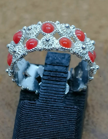 FIT 6704/2 Fede sarda 2 fili con pietre