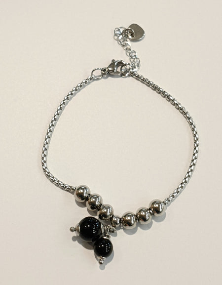 TDS BP33048 Bracciale in acciaio con Su Coccu