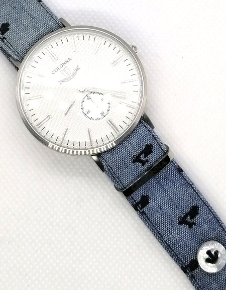 Orologi Colonna C42W00VB Cassa Acciaio Jeans