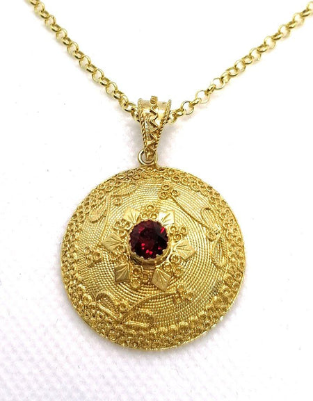 FIT 3739-2 Ciondolo tipo Bottone sardo 33mm. - pianaecasti-gioielleria