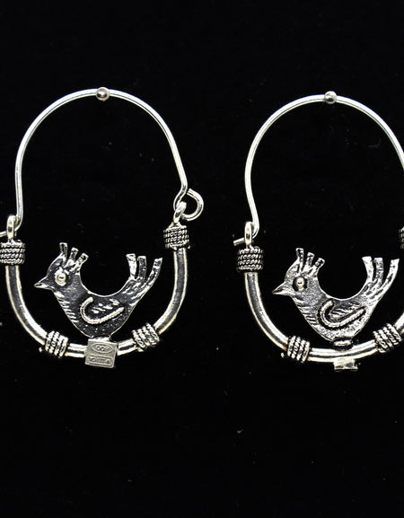 FIT 5707 orecchini Pavoncella cerchio