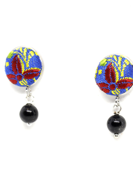 Furighedda Cocchetto Orecchino pendente Su Coccu e Broccato