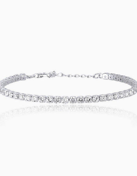 Mabina bracciale Tennis zirconi 3mm. - pianaecasti-gioielleria