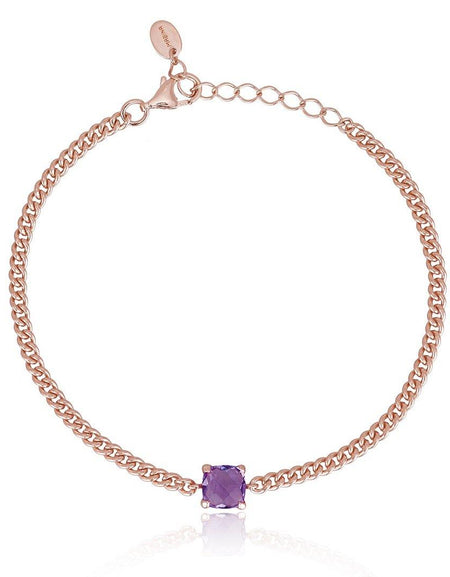 Mabina bracciale groumette con pietra - pianaecasti-gioielleria