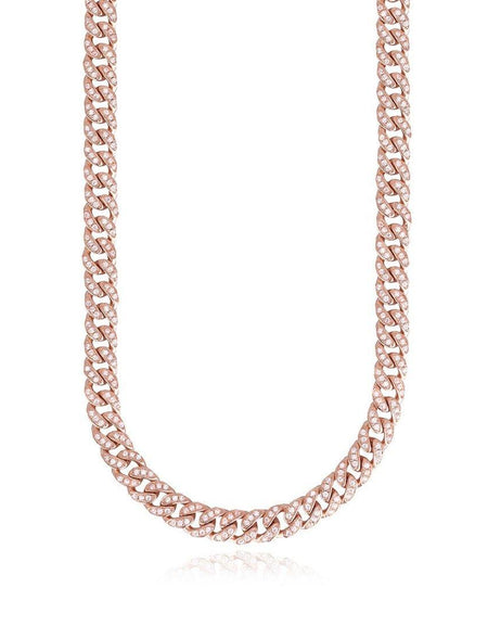 Mabina girocollo groumette e zirconi - pianaecasti-gioielleria