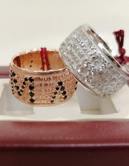 Anello Agios Precem Mater Zirconi - pianaecasti-gioielleria