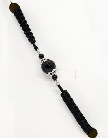 TDS BP33016 Bracciale tessuto con pietre colorate