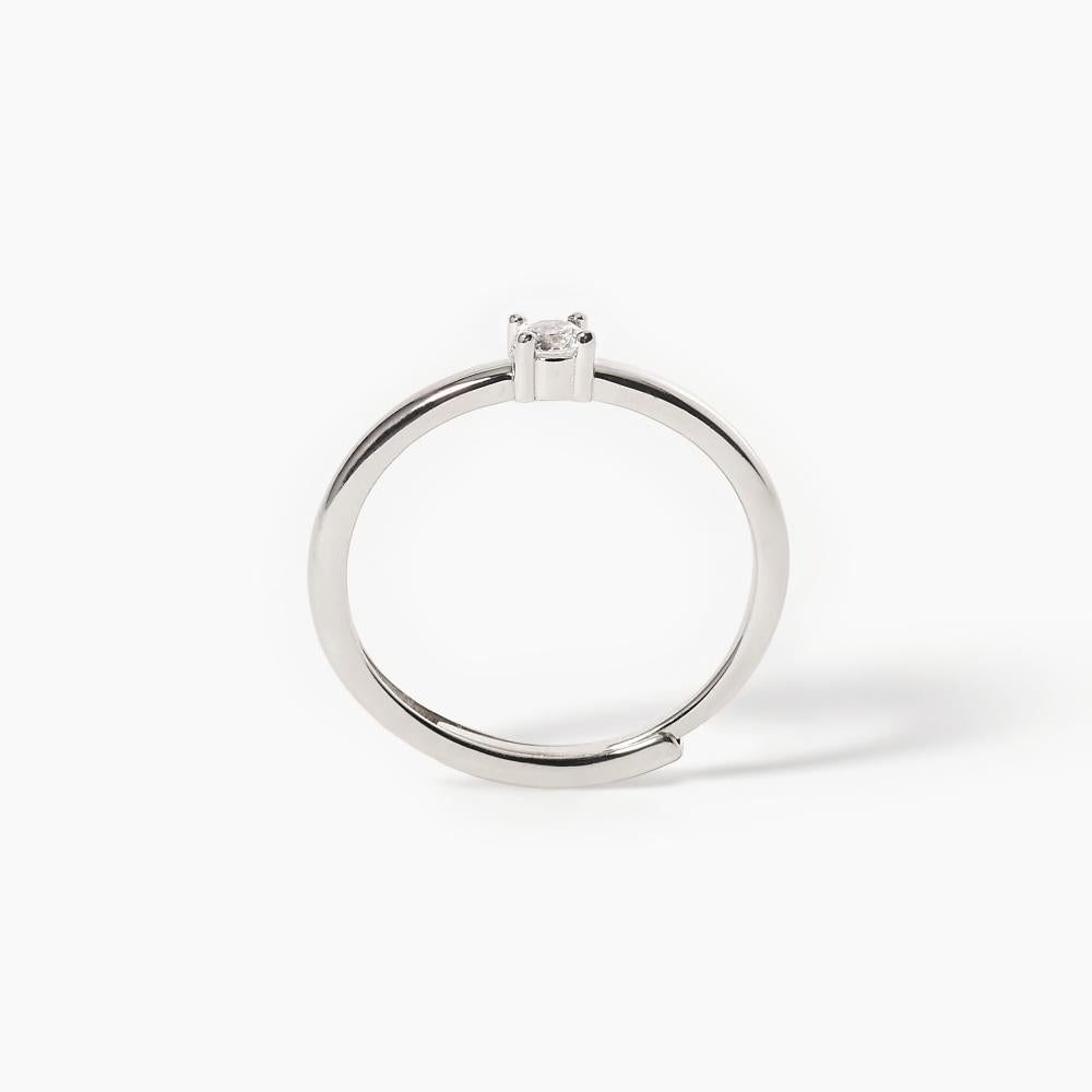 Mabina 523233 Anello solitario in argento con zircone