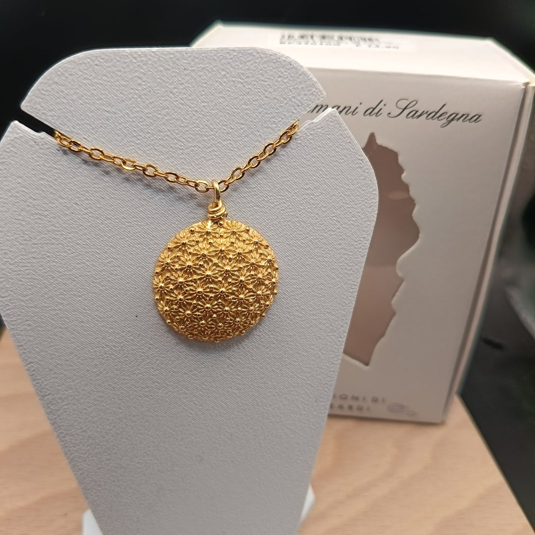 TDS Girocollo dorato tipo Filigrana