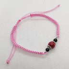 TDS BP33016 Bracciale tessuto con pietre colorate