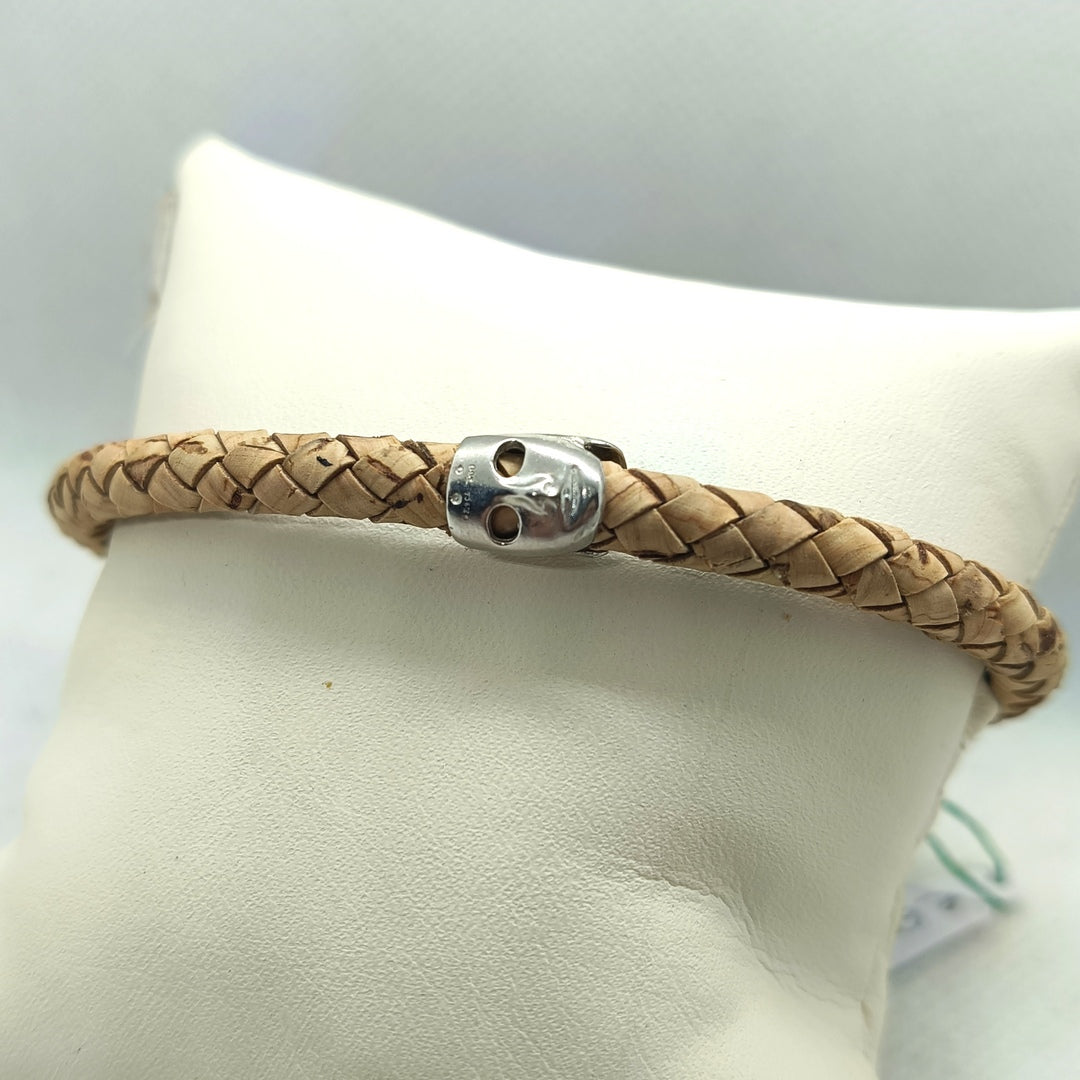 Filu e Trama Bracciale in sughero maschera Sartiglia