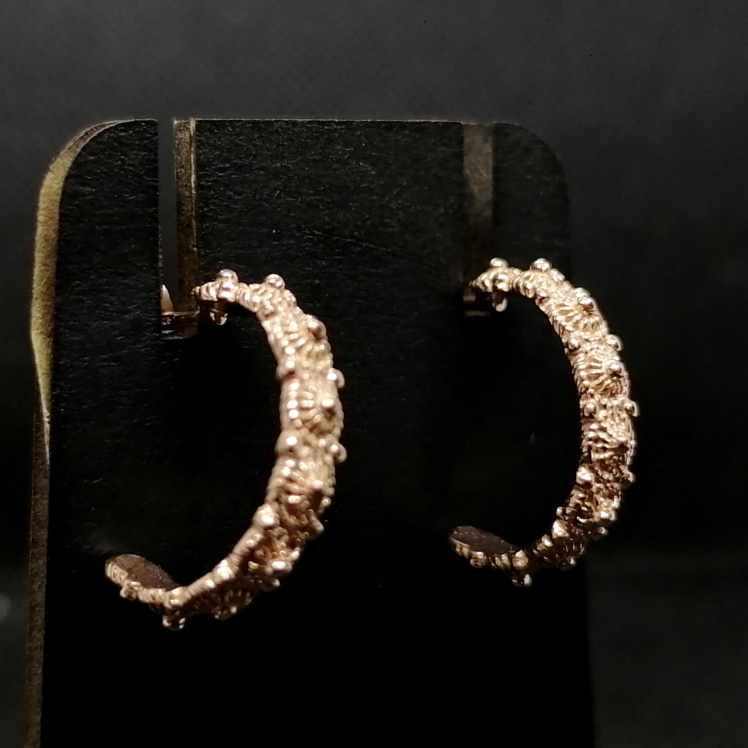 FIT 5679 Orecchini semi cerchio in Filigrana