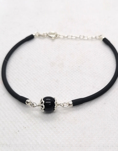 FIT 7851/08 Bracciale caucciù con Cocco