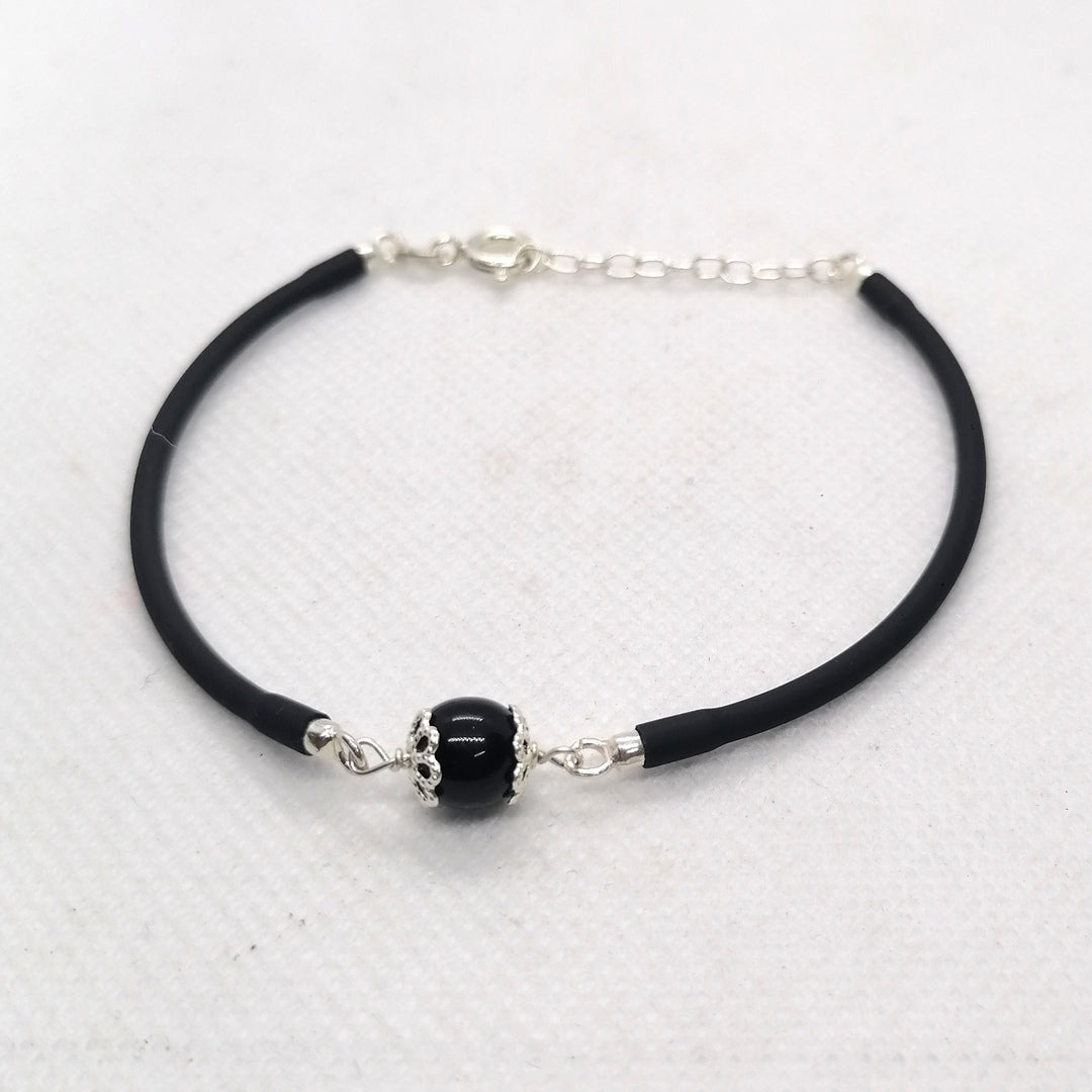 FIT 7851/08 Bracciale caucciù con Cocco