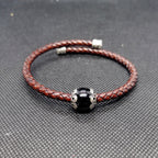 FIT 7881COC Bracciale COCCO semirigido treccia in pelle