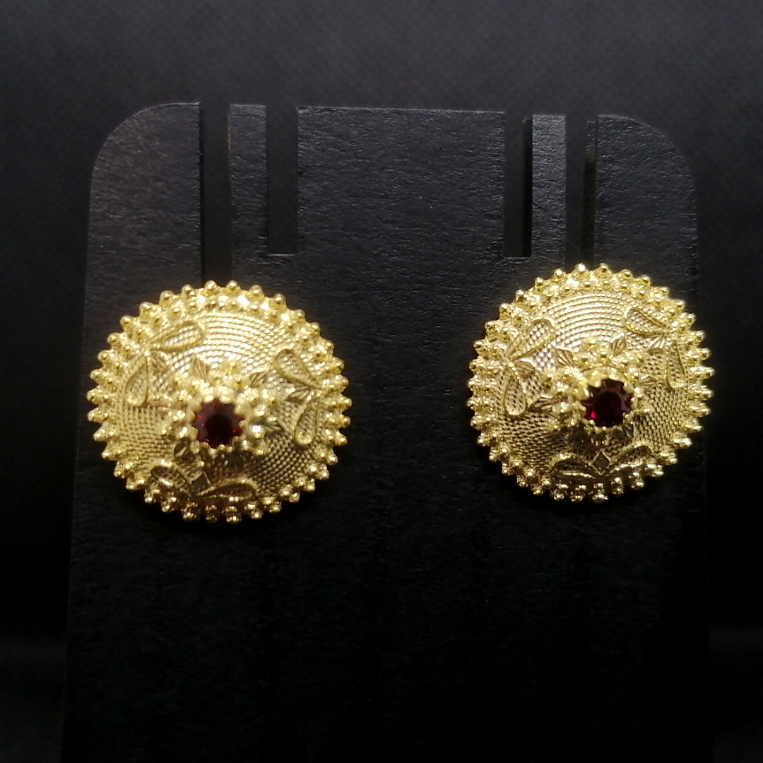 FIT 9583P Orecchini tipo Bottone sardo 18