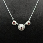 Filu e Trana girocollo con ciondoli tipo bottone sardo