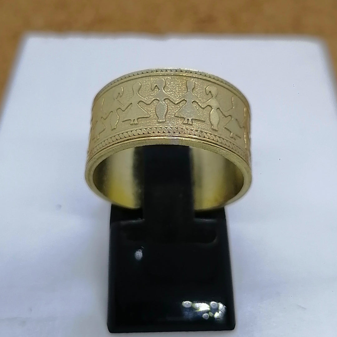 FIT 6701 Anello fascia larga motivi Sardi