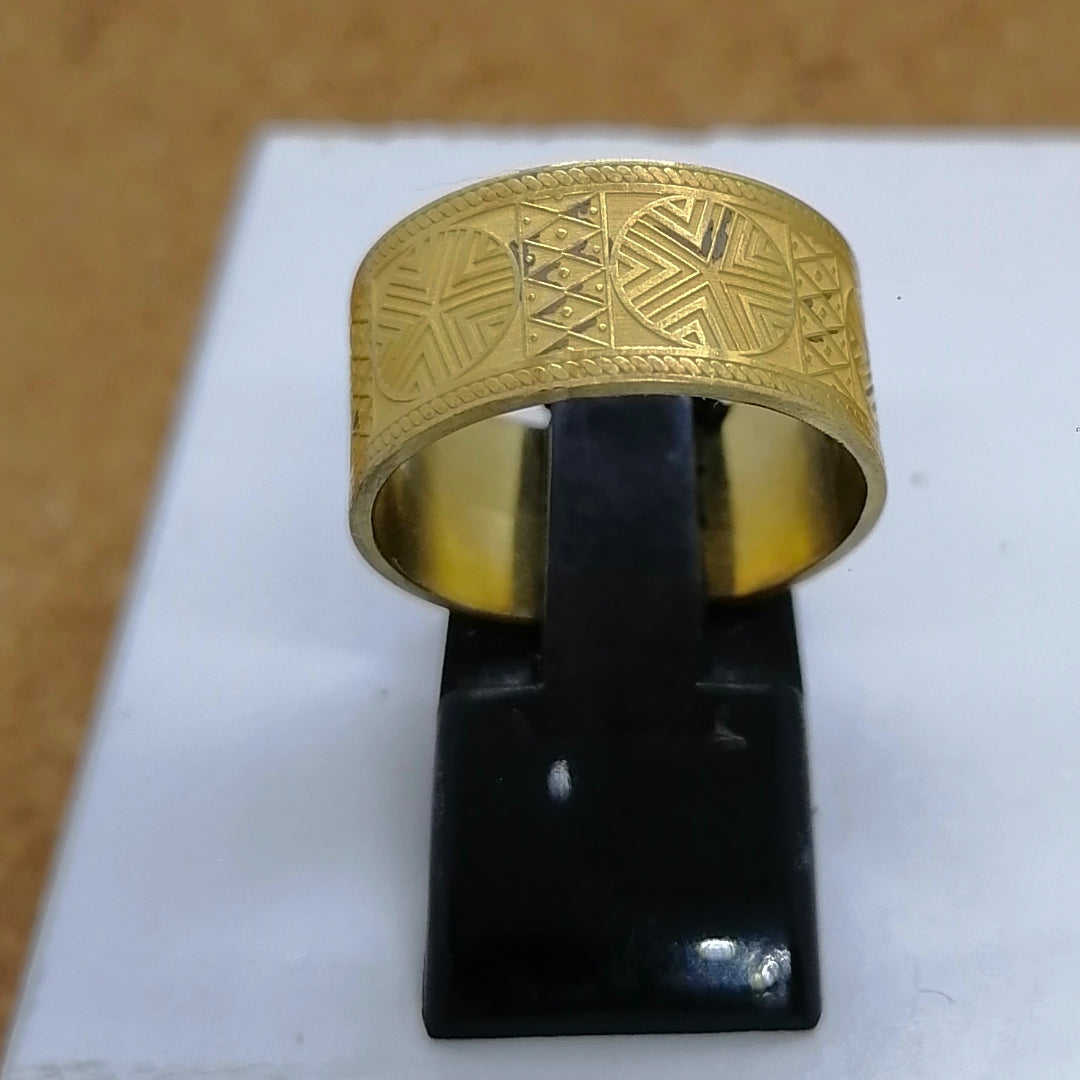 FIT 6701 Anello fascia larga motivi Sardi