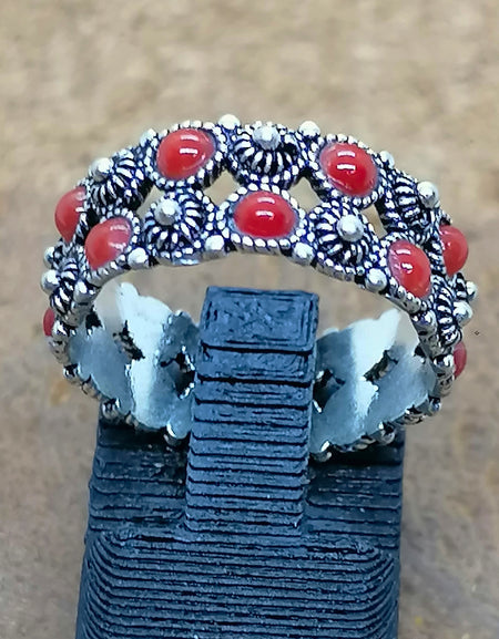 FIT 6704/2 Fede sarda 2 fili con pietre