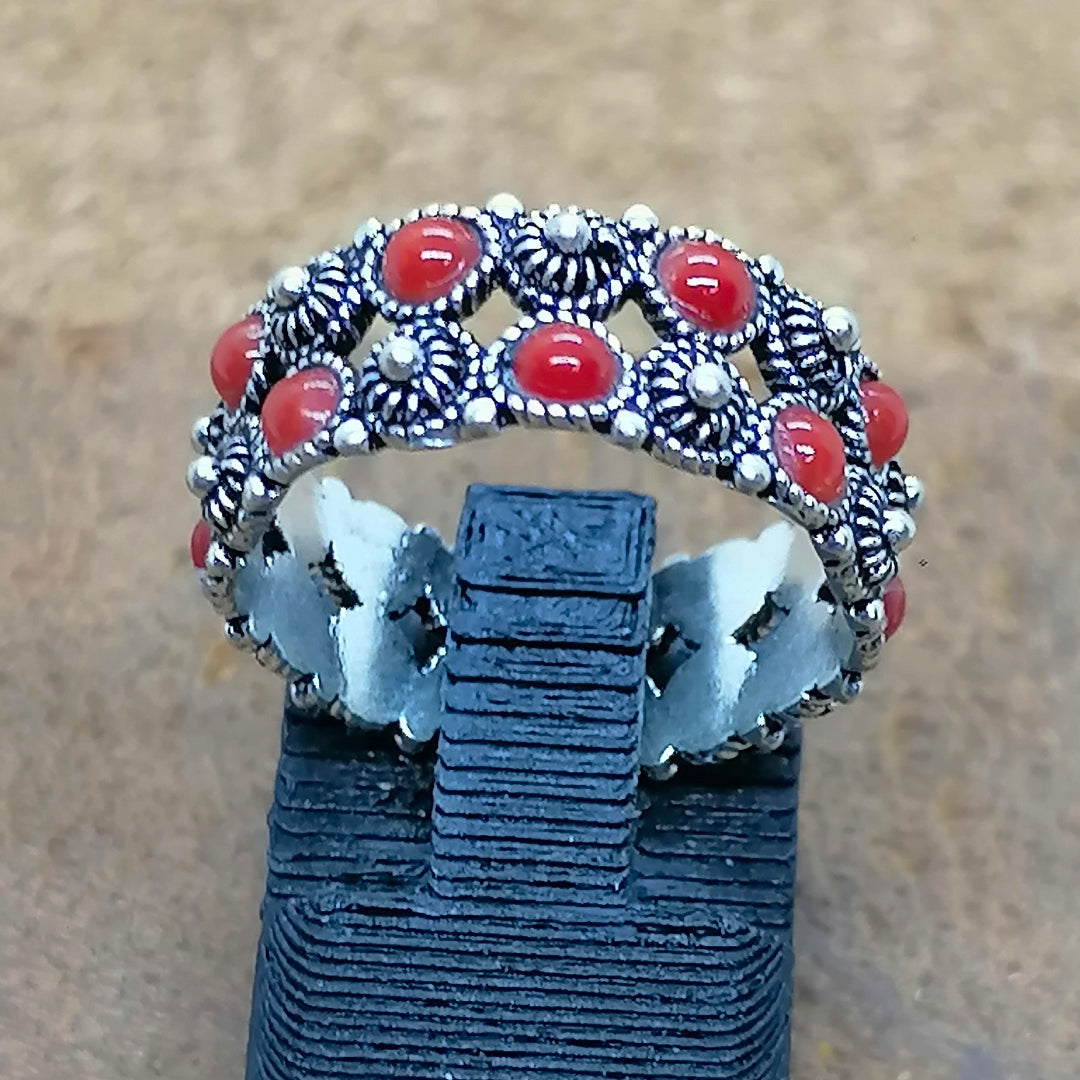 FIT 6704/2 Fede sarda 2 fili con pietre