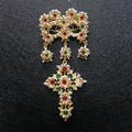 FIT 9266 Spilla Croce Imperlata