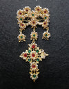 FIT 9266 Spilla Croce Imperlata