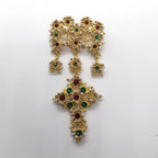 FIT 9266 Spilla Croce Imperlata