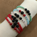 TDS Bracciale elastico colorato Su Coccu