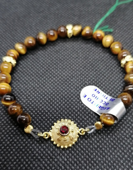 Filu e Trama 7789 Bracciale elastico pietre dure