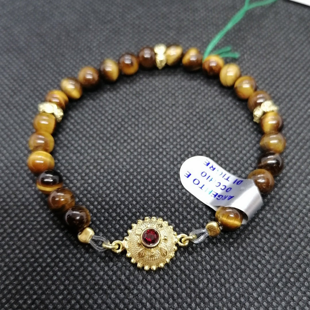 Filu e Trama 7789 Bracciale elastico pietre dure