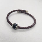 FIT 7881COC Bracciale COCCO semirigido treccia in pelle