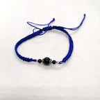 TDS BP33016 Bracciale tessuto con pietre colorate