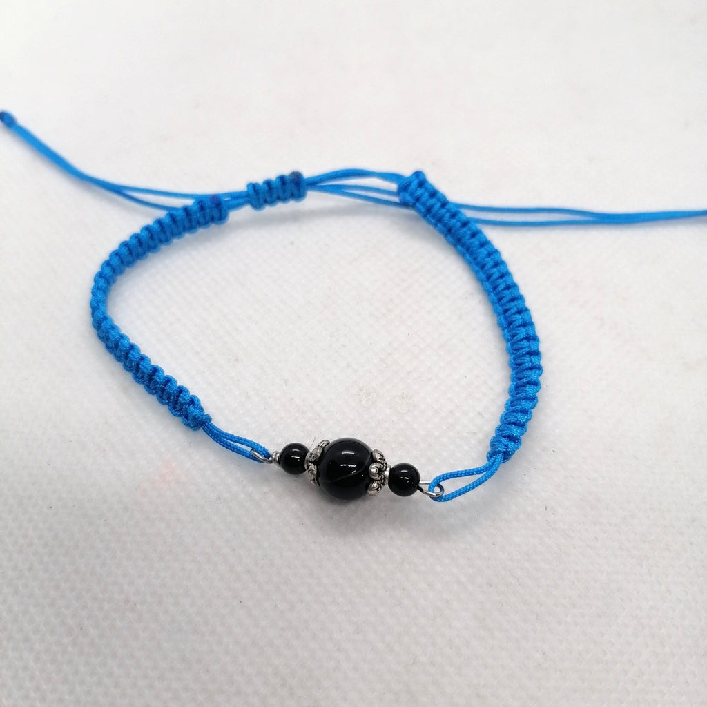 TDS BP33016 Bracciale tessuto con pietre colorate