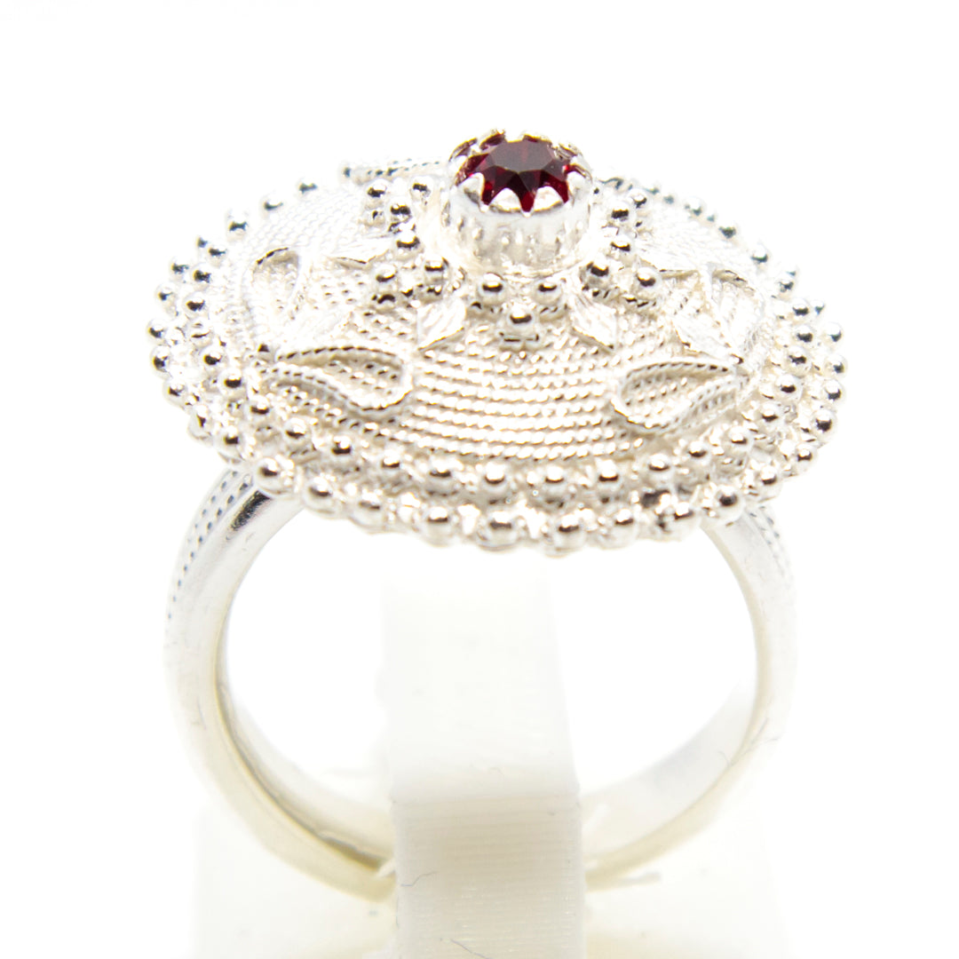 Filu e Trana anello tipo Bottone sardo