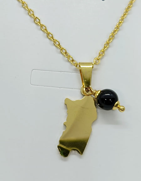 TDS BP32024G Catenina con ciondolo Sardegna e Cocco Dorato