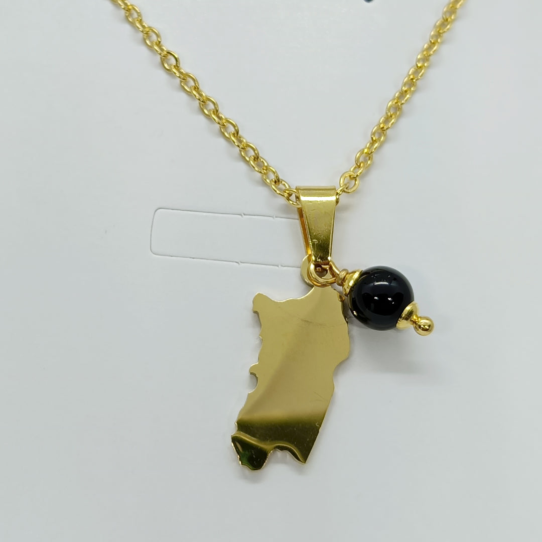 TDS BP32024G Catenina con ciondolo Sardegna e Cocco Dorato