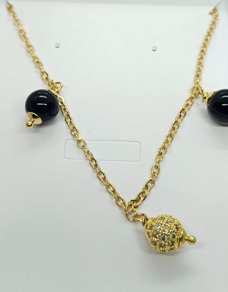 TDS BP32025 Collarino con Su Coccu e sfera zirconata