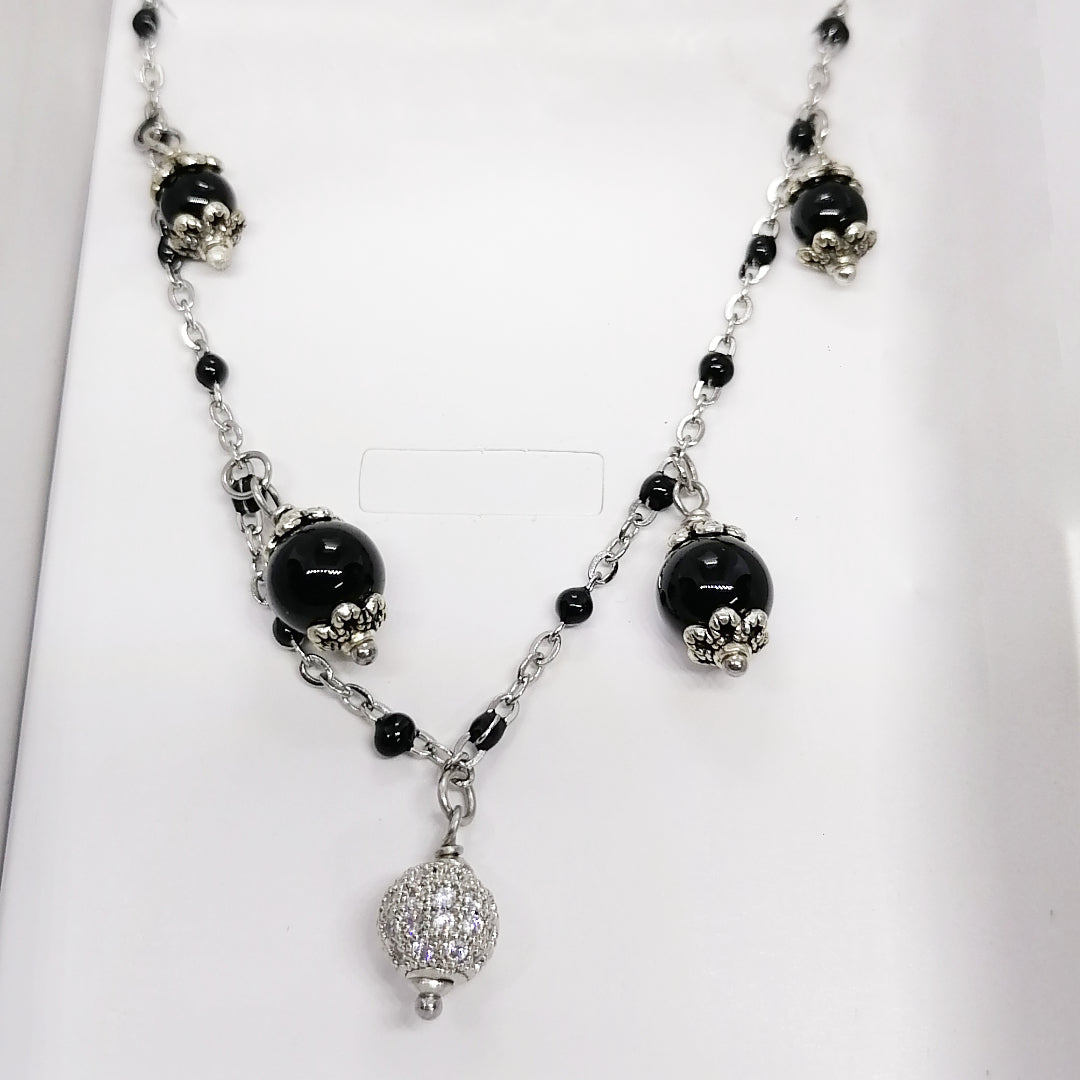 TDS BP32029 Collarino con Su Coccu e sfera zirconata