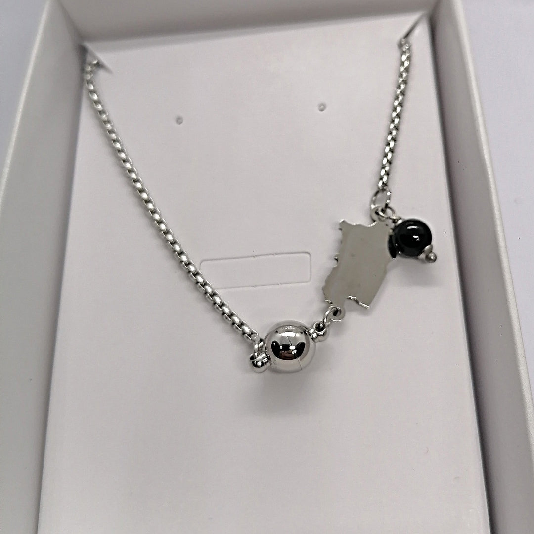 TDS BP32041 Girocollo catena intrecciata con Su Coccu e Sardegna pendente