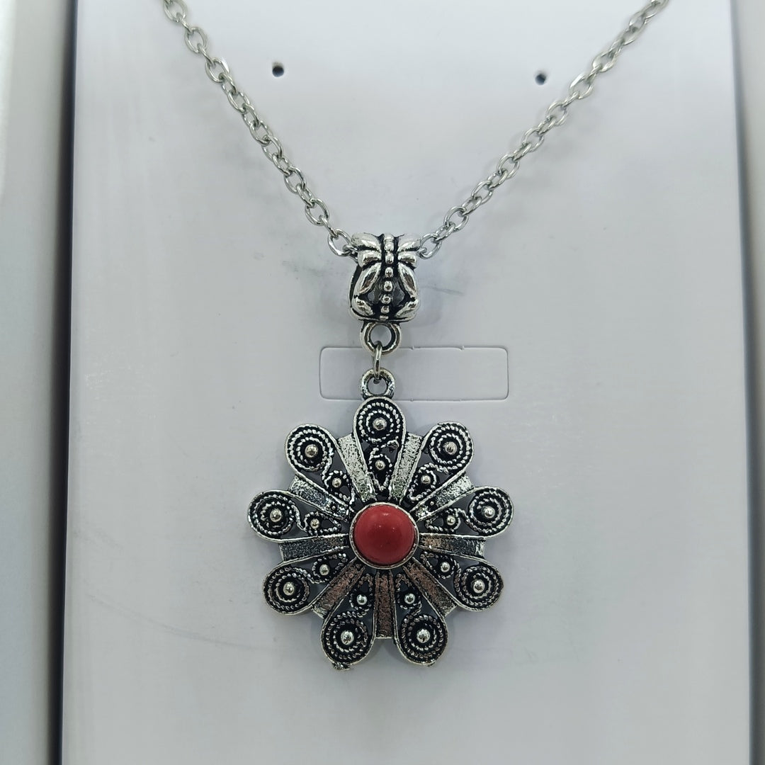 TDS BP32057 Girocollo brunito tipo bottone