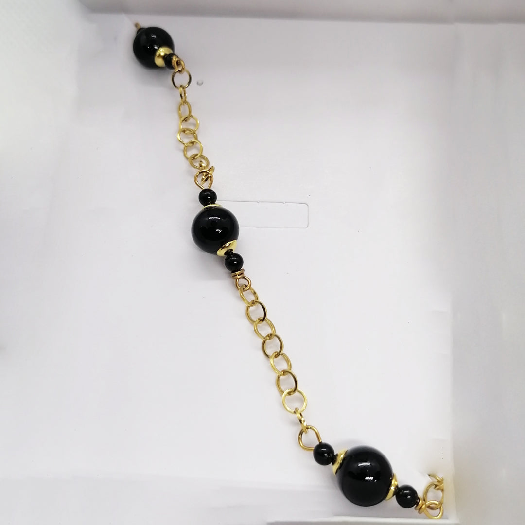 TDS BP33007G Bracciale dorato con Su Coccu