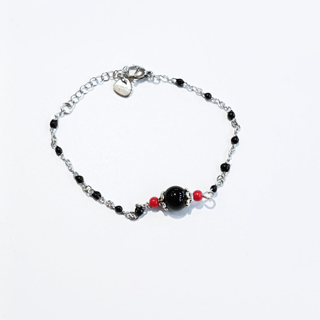 TDS BP33032 Bracciale con Su Coccu e perline