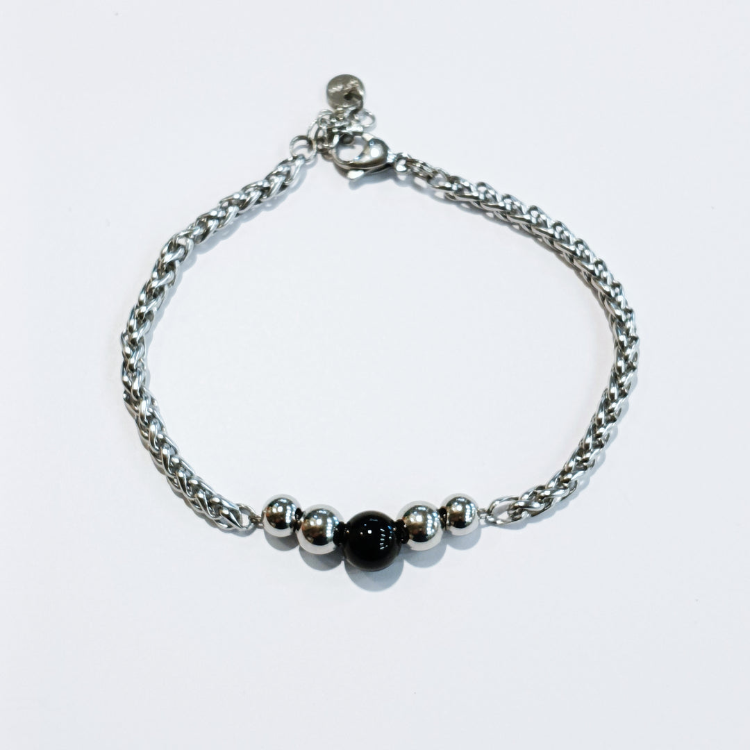 TDS BP33037 Bracciale in acciaio con Su Coccu Uomo