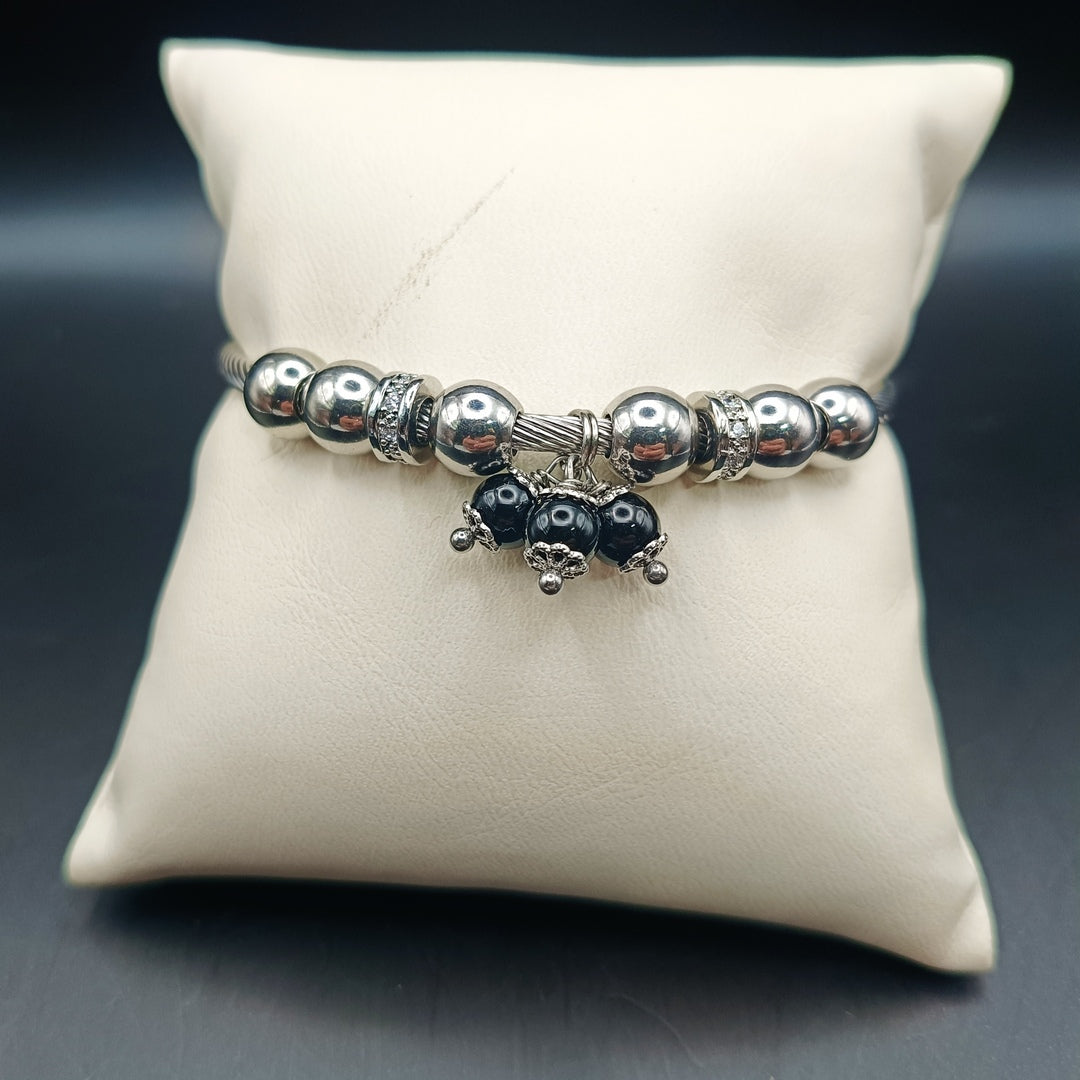 TDS BP33045 Bracciale rigido Su Coocu e sfera zirconata