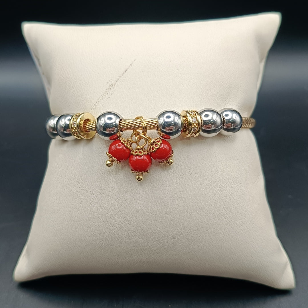 TDS BP33045 Bracciale rigido Su Coocu e sfera zirconata