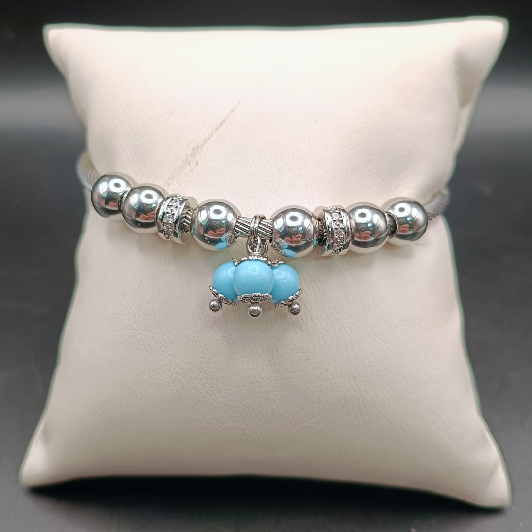 TDS BP33045 Bracciale rigido Su Coocu e sfera zirconata