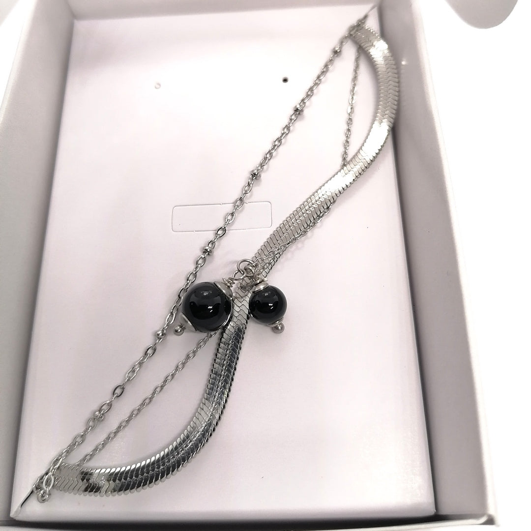 TDS BP33051 Bracciale tripla catena con Su Coccu