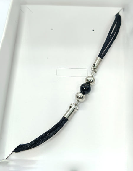 TDS BP33014AN Bracciale in tessuto con Su Coccu e sferetta
